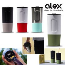 알렉스 보온 보냉병 텀블러 16온스 473ml, 상세설명 참조, 16온스 블랙/퍼플그레이