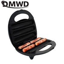 감자튀김 핫바DMWD 전기 와플 소시지 기계 바삭한 프랑스 핫도그 롤리 스틱 아침 프라이팬 옥수수 베이킹, 한개옵션0