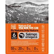 네이처잇 햇살 듬뿍 자연 수제사료, 연어, 4kg, 4개