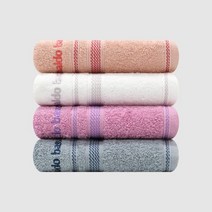 송월타월 아날도바시니 재즈 세면타월 120g 20수 면사, 살구, 5개