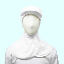 쿡셰프 위생모자(HACCP) 식품회사 모자 식품공장 위생모자 남여공용 위생모 급식모자 마스크걸이 위생모, 어깨덮힘