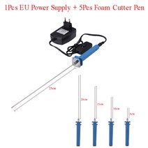 토퍼 커팅기 종이 시트지 모양절단 실루엣 가정용 폼 커터 - 전기 폼 폴리스티렌 절단기, eu 플러그 및 5pcs 펜