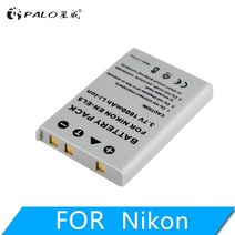 니콘 카메라 배터리 Coolpix P4 P80 P90 P100 P500 P510 P520 P530 P5000 P5100 용, 1PC, 01 1PC