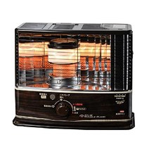 토요토미 반사식 난로 블랙 RSX-230(B) 및 5종 등유난로 모음세트, 6평 난방용 나뭇결무늬 더블 클린