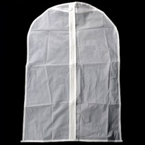 반투명 옷보관커버 옷걸이덮개 지퍼형 코트 와이셔츠 패딩 롱패딩, 사이즈, 60 x 105cm