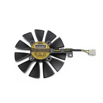 ASUS GTX1060 1070 Ti RX 470 570 580 용 87MM 쿨러 팬 그래픽 카드 PLD09210S12HH 28mm 냉각 팬, 01 1PCS