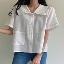 아이우먼 스티치세라블라우스 TGK203M208 빅사이즈