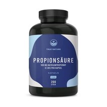 소개 프로피온산 200캡슐 500mg 순염 독일제 진정한 자연