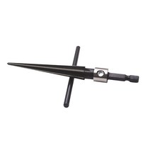 3-13mm 테이퍼 육각 리머 1/4 인치 생크 디버링 핸드 목재 금속 플라스틱 용 핀 홀 모따기 확대, 한개옵션0