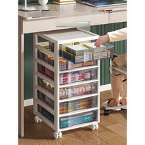 이동형 책상 서랍 수납 책상용 파일 보조 서랍장 서류, B 옵션 이미지참고