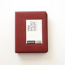 RYRA-64 포켓 미니 즉석 폴라로이드 사진 앨범 케이스 인스탁스 필름 7s 8 25 50s 90, 02 4 inch red