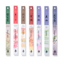 송영당 쇼에이도 인센스스틱 모음 선향 천연디퓨져 방향제 내추럴 요가 명상 집들이 선물 향기 향 콘 홀더 스틱 죽향, 이터널트레져
