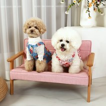 강아지옷 둥근 레이스 카라 공주 원피스 2 COLOR S-XL, 핑크