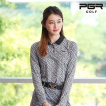 pgr 골프 gt-4277 여성 골프웨어 골프복 여자 골프 상의 카라 티셔츠