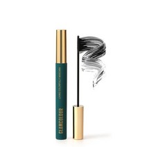 컬링 마스카라 롱 glamcolour 스키니 방수 아이 래쉬 실크 속눈썹 확장 메이크업 매력 아이 화장품 블랙 블루 브라운, 블랙 스트레이트