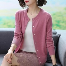 겨울코트 더블 핸드메이드 모란 플라이 카디건 긴 소매 여성 스웨터 느슨한 니트 스웨터