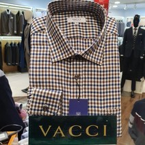 바찌 남성 겨울 따뜻한 기모 잔체크 일반핏 베이지색 밑단일자 남방 VD1H 4CR 753 I0