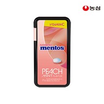 멘토스 후르트민트 피치 상큼캔디 21g x 5개, 상세페이지 참조