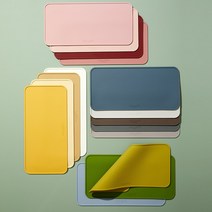 까사무띠 아모르 메조 실리콘 테이블 매트 16color AMORE MEZZO BPA FREE 직사각 식탁매트 받침, 로즈핑크