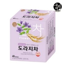 국내산 100% 도라지차 목 감기 기관지 기침 가래에 좋은차, 0.8g, 40개