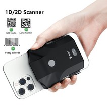 3D스캐너 3D 3차원 SCANNER 휴대용 무선 블루투스카메라 택배스캐너 바코드 블루투스 고속 핸드 핑거 리더기 Eyoyo EY032P 2D 스캐너 백 클립 1D QR 리더 모바, 2.EY032 2D Scanner
