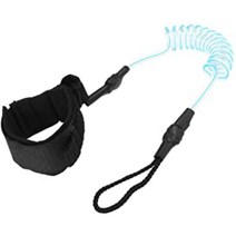 서핑 리쉬코드 코일타입 손목 발목 4피트 5.5mm, 블루 빅 서클