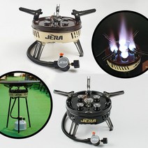 제라 가스버너 강염버너 로켓 메인스토브 5구 연장다리 JB-105, 포함, 미포함, 블랙