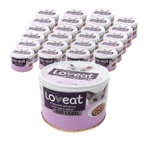 사조 러브잇 레드라벨 고양이 간식캔 160g, 흰살 참치 + 훈제연어 혼합맛, 3개