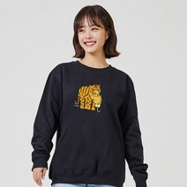 R개성 키밍 타이거 호랑이 맨투맨 후드티