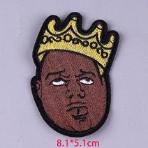 아플리케 락 밴드 패치 diy 자수 금속 패치 iron on patch 히피 펑크 on, 무니켈 화이트
