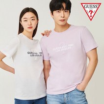 게스 유니 미니삼각 쿨 V넥 반팔티 MN2K9480