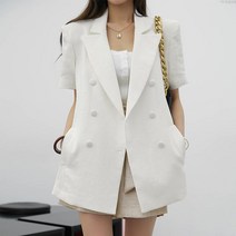 해외직구 자켓 봄 여름 꾸안꾸 하객 출근 커리우먼 블레이저 연예인 사복 패션 드라마 예능 재벌룩 촬영