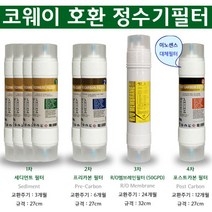 코웨이 P-03CR 8인치 양방향 RO50 역삼투압필터구성 1년세트