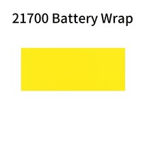 열수축비닐 투명포장지 선물포장비닐 20500pcs 21700 배터리 필름 테이프 PVC 튜브 Precut 슬리브 랩에 대 한 파이프 커버를 보호, 500pcs, 10 YELLOW