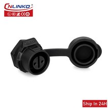 Cnlinko LP12 Industrial 2 3 4 5 6 7pin 전기 장비 전원 신호 플매트 카펫 러그 소켓 와이어 어댑터 커넥터, [02] LP-12 2pin socket