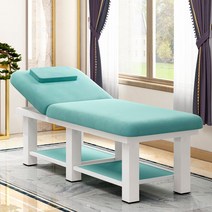 타투베드 피부관리 마사지샵 스파 왁싱 미용배드, 1pc, 185*70 스카이블루 각도조절