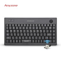 상도아이앤티 ANYZONE AWTK-200 무선 트랙볼 키보드, AWTK-200 혼합색상 텐키리스