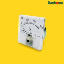 대붕 D-80 (440/110V) 각형 볼트 메타 교류전압계 정류형 meters