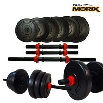 프로모릭스 블랙마초 덤벨 세트, 24kg, 1세트