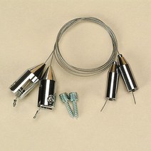 Y0004 아크릴 포멕스5T 간판 배너 POP 연결고정용품 - (와이어/스텐와이어/고리/고정/철사/필기도구/사무), 본상품선택