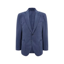 [MAN ON THE BOON] [MAN ON THE BOON] [SOLBIATI] 워시드 코튼 수트 자켓 _블루 4713151006