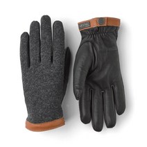 헤스트라 디킨 울 트리콧 차콜 20450- 남자 남성 방한 가죽 장갑