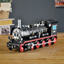침실 레트로 스팀 choochoo 모델 펜던트 철 말 기차 홈 거실 디스플레이 장식 선물 쇼케이스 사진 소품, 한개옵션0