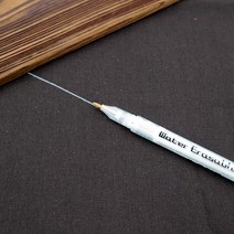 마미쏘잉/ 오래쓰는 자수펜 원단용펜-화이트 블루 2컬러/ 프랑스자수 퀼트/ 수성펜 챠코펜, 화이트
