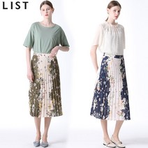 리스트 리스트 가든 파티 쉬폰 스커트