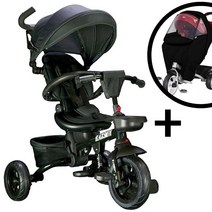 블랙스미스 트라이크 유아자전거 유아세발자전거 접이식폴딩자전거 사은품증정, 1-블랙