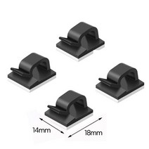 다용도 케이블 전기선 전선 정리 벽 고정 밴딩 밴드 홀더 새들 플라스틱 클램프 그립 사무실 시공 자재 14x18mm 블랙, 14X15mm, 화이트