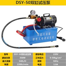 휴대용 압력테스트기 파이프 수압테스트 배관 펌프, DSY50 평행 막대 대유량 540L/시간