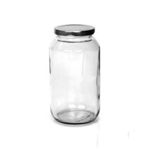 국내산 삼광유리병 높은병1000g 실버, 1개