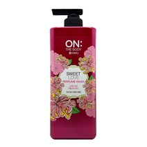 온더바디 스위트 러브 퍼퓸 바디워시 과일향, 900g, 900ml, 2개